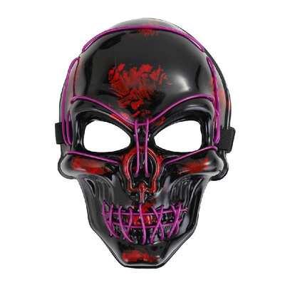 

Light Up LED Skeleton Skull Mask HalloweenHoliday Light Costume Accessory Scary Frighten Party Mask