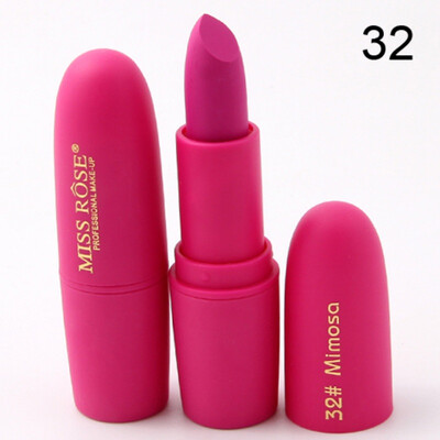 

Natural Sexy Red Lips Matte Velvet Lipstick Pencil Cosmetic Long Lasting Makeup Nude Brown Matte Lipstick