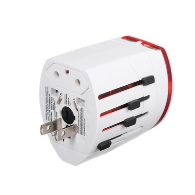 

Universal Travel Adapter World Travel USB Power Adapter Versatile Adapter with 2 USB for UKUSEUAU 150 Countries Plug Black