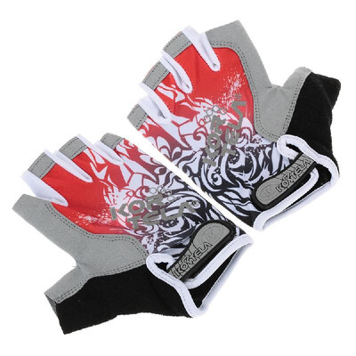 

Sports Half Finger Gloves Racing Riding Road Bike Motor Cycling Bicycle Gloves
