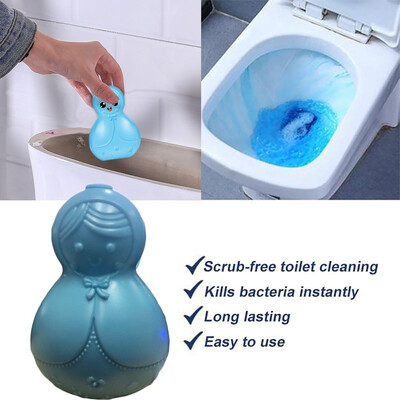 

〖Follure〗Autoile Automatic Toilet Cleaner Magic Flush Bottled Helper Blue Bubble Amazing