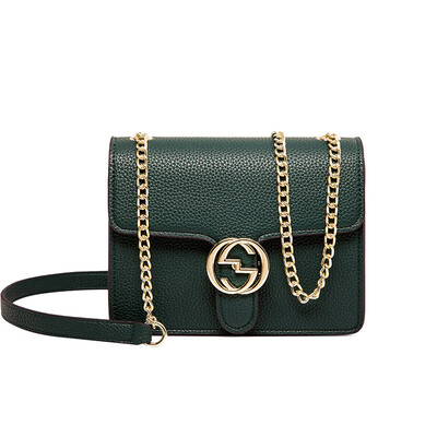 

Chain bag female 2019 new Korean version of the lock small square bag fashion wild diagonal shoulder bag ins Dionysian bag