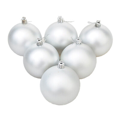 

〖Follure〗6Pcs Christmas Balls Baubles Party Xmas Tree Decorations Hanging Ornament Decor