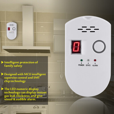 

Gas Leak AlarmLCD LPG LNG Coal Natural Gas Leak Security Alarm Sensor Warning DetectorLPG Leak Warning
