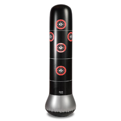 

Fitness Punching Bag Inflatable Punching Tower Bag 160cm52ft Freestanding Kicking Bag Boxing Bag De-Stress Boxing Target Bag wit