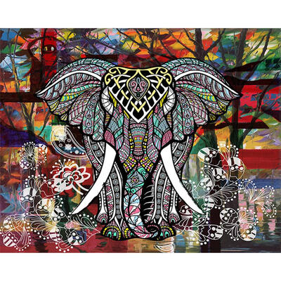 

Mandala Boho Elephant Printed Hanging Tapestry Yoga Mat Blanket Home Decor