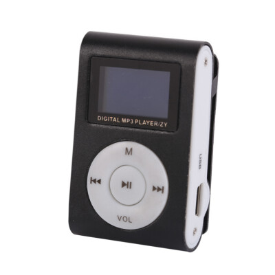 

Mini mp3 USB Clip MP3 Player LCD Screen Support 32GB Micro SD TF CardSlick stylish design Sport Compact