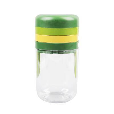 

Green Stainless Steel Cutter Plastic Hand Spiral Cup Slicer Kitchen Tools