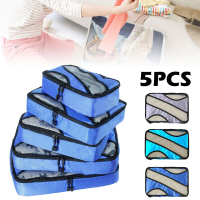 

5Pcsset Packing Cubes Travel Accessories Organizers Versatile Travel Packing Bags