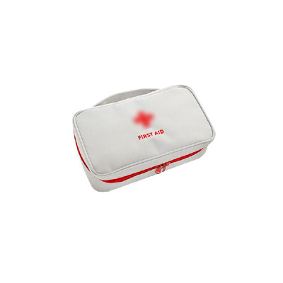

First Aid Pouch Empty Bag for Home Emergency Travelling Camping Hiking Outdoors with HandleGrey