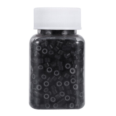 

〖Follure〗Hair Extension Micro Rings Silicone Micro Loop Hair Beads 5MM 1000 PCS