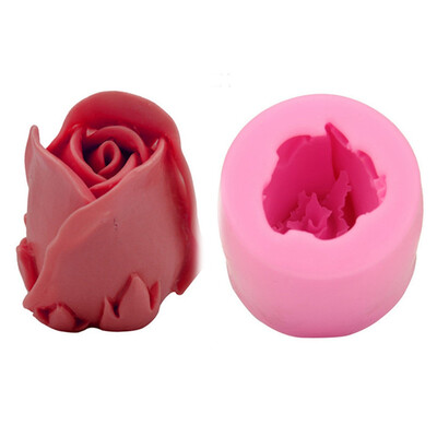 

3D Rose Flower Candle Soap Cake Mold Silicone Soap Making Mould DIY Handmade UK