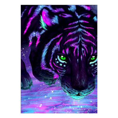 

Tiger 5D DIY Full Drill Diamond Painting Embroidery Kits Needlework Decor