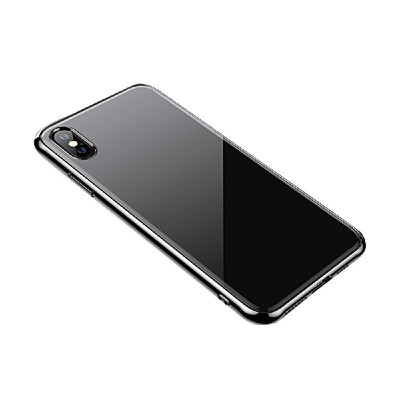 

Protective Phone Case 360° Protection Anti-scratch Ultra-thin Transparent TPU Soft Plated Mobile Phone Back Cover for i-Phone