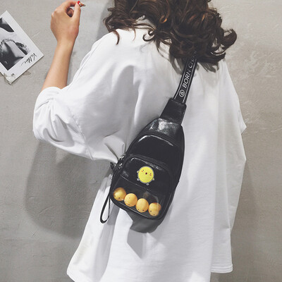 

Net red foreign small bag female bag new 2019 tide Korean version of the texture wild chest bag fashion personality girl bag