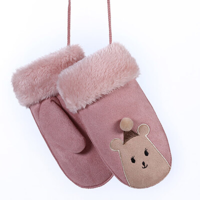 

New Winter Warm Kids Gloves Kids Stretch Knitted Mittens Kids Solid Girls Gloves Full Finger Glove Knitted Boys Gloves