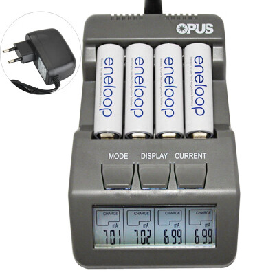 

Opus BT-C700 NiCd NiMh LCD Digital Intelligent 4 Slots Battery Charger - EU Plug