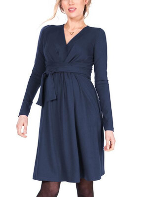 

Elegant&Stylish Pure Color Maternity Laced Dress