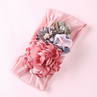 

Kids Baby Girl Big Flower Headband Hair Band Bow Accessories Headwear Headdress