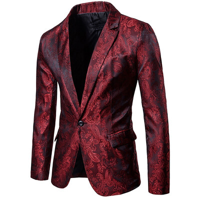 

Cloudstyle Mens Court Paisley Dark Slim Slim Single West 11651