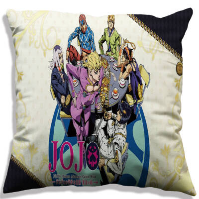 

JoJos Bizarre Adventure Anime Comic Double Sided Cushion Pad Set Pillow Case