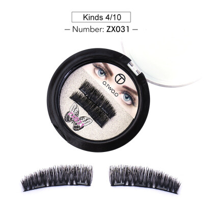 

〖Follure〗Ultra-thin 02mm Magnetic Eye Lashes 3D Reusable False Magnet Eyelashes