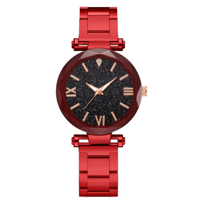 

Wish hot sale star bracelet watch Korean casual Roman scale quartz watch