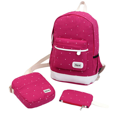 

Tailored canvas backpack teenagers Style composite bags high quality female backpacks DB