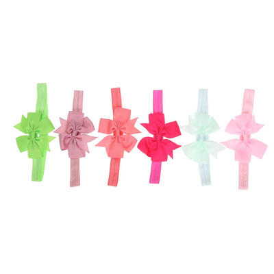 

Baby Girls Headbands&Forked Tail Bow Hair Accessories6 Colors