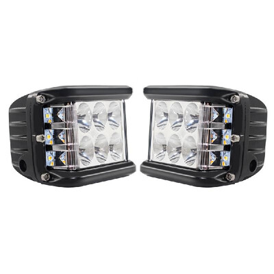 

Side Shooter LED Lights Triple Shooter LED Pods Light 2Pcs 4" 90W Cube Side Shot Pods Dual Side Cubes Work Light Driving Combo Fog