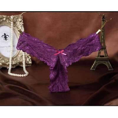 

Womens Sexy Lace Panties Lingerie Underwear G-string Thongs Briefs Knickers Cotton Panties Free Size Brief