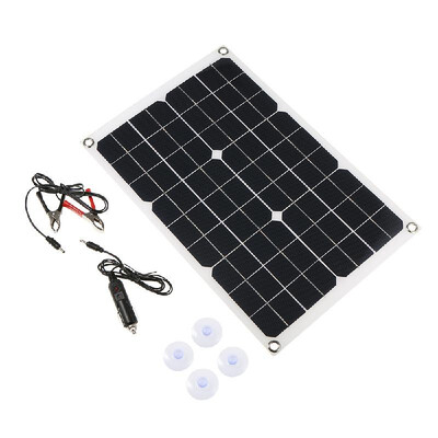 

20W 5V18V Monocrystal Solar Panel Semi Flexible Solar Cells Poly Solar Module Battery Charger for Car Boat Planting Street Lamp