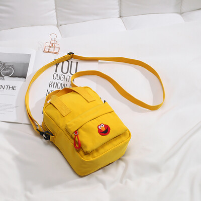 

Baobao Female Korean Haraku Uzzang Student Baitao Campus College Wind Canvas One Shoulder Slope Shoulder Bag Small