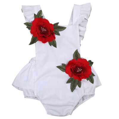

Cute Newborn Baby Girl Clothes Floral Romper Jumpsuit Bodysuit Sunsuit Outfits