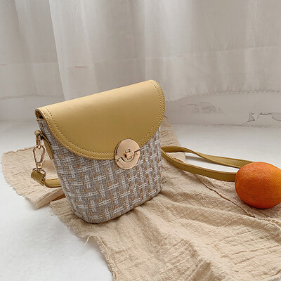 

Tailored Womens Fashion Coin Purse Flap Bag Patchwork Casual Hasp Bag Shoulder Bag