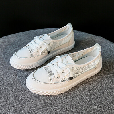 

Summer sneakers with small white shoes