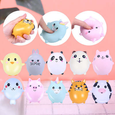 

Gotoamei 10Pcs Adorable Animals Slow Rising Cream Squeeze Scented Stress Relief doll