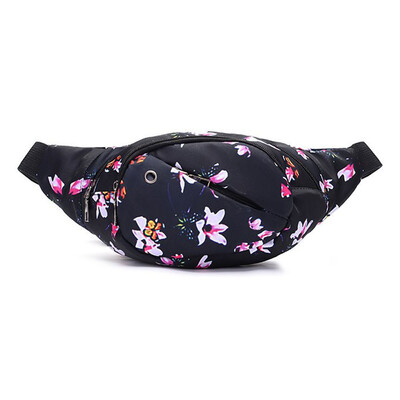 

Gobestart Unisex Women Men Printed Waist Pack Bicycle Cycling Sport Belt Bag