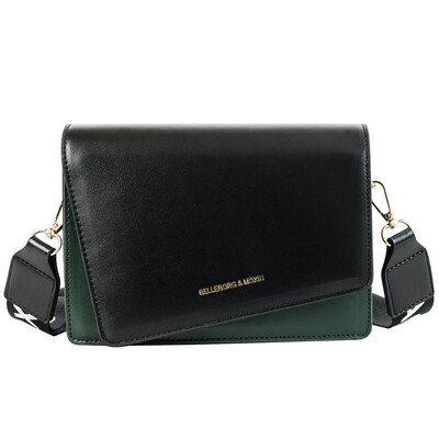 

Small Square Women Messenger Bags Contrast Color Magnetic Buckle Shoulder Crossbody Bag Female Handbag PU Fashion Women Hasp
