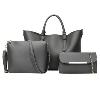 

3pcsSet Women Shoulder Bag Leather Chain Crossbody Messenger Tote Handbags