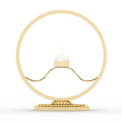 

Nordic Geometric Candle Holders Metal Candlestick Home Decoration Crafts