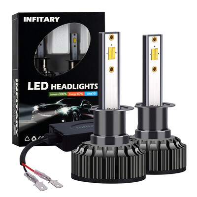

Infitary Three color 3000k 4300k 6000k Auto LED Lamps H1 Car LED Headlight