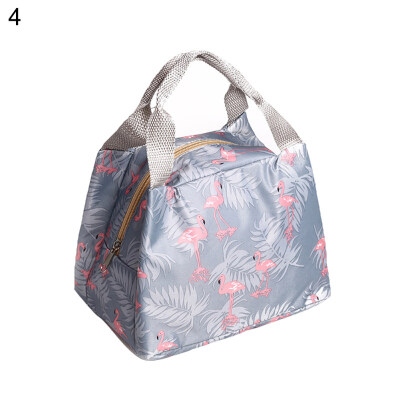 

Cute Flamingo Cactus Flowers Aluminium Foil Food Fruit Storage Lunch Bag Pouch