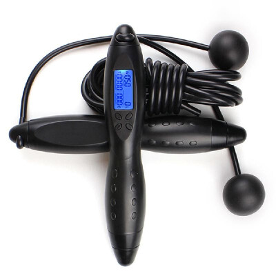 

Jump rope Novel Multifunctional Magnetic Control Electronic Counting Rope Skipping Rubber Handle Four Key Calorie Wireless Rope