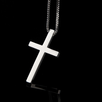 

Cross Necklace Mens Influx Pendant Domineering Mens Personality Charm Teen Jewelry Box Chain Send Boyfriend