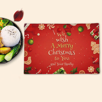 

〖Follure〗Christmas Ddecorations Restaurant Hotel Creative Household Goods Table Mat