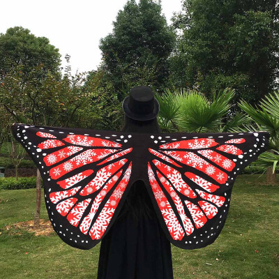 

Toponeto Soft Fabric Butterfly Wings Shawl Fairy Ladies Nymph Pixie Costume Accessory