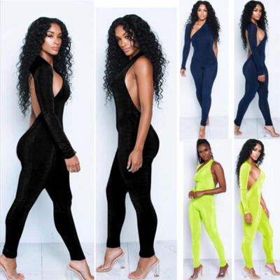 

Fashion Women Jumpsuit Romper Bodycon Playsuit Clubwear Long Party Pants Trousers