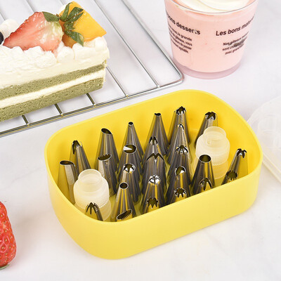 

DIY Nozzle Stainless Steel Dessert Cake Decorating Tips Kitchen Accessories Cookie Biscuits Icing Piping Cream Nozzle Set