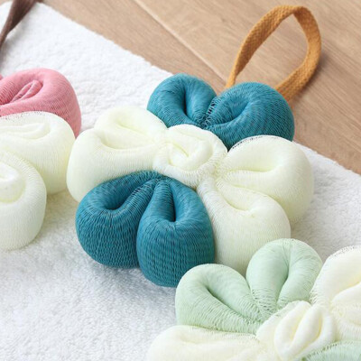 

Gobestart Flower Loofah Bath Shower Sponge Pouf Mesh Ball Exfoliating Premium Scrubber